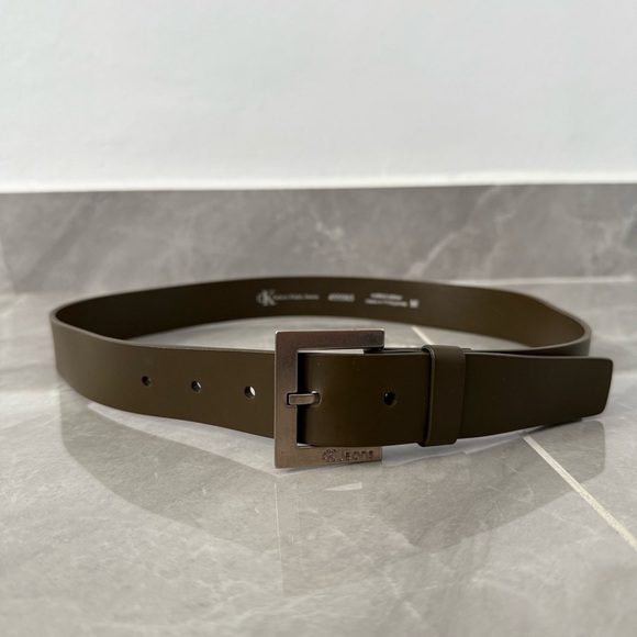 Women’s CK Calvin Klein Jeans Molded Rubber Belt Medium - Picture 1 of 10